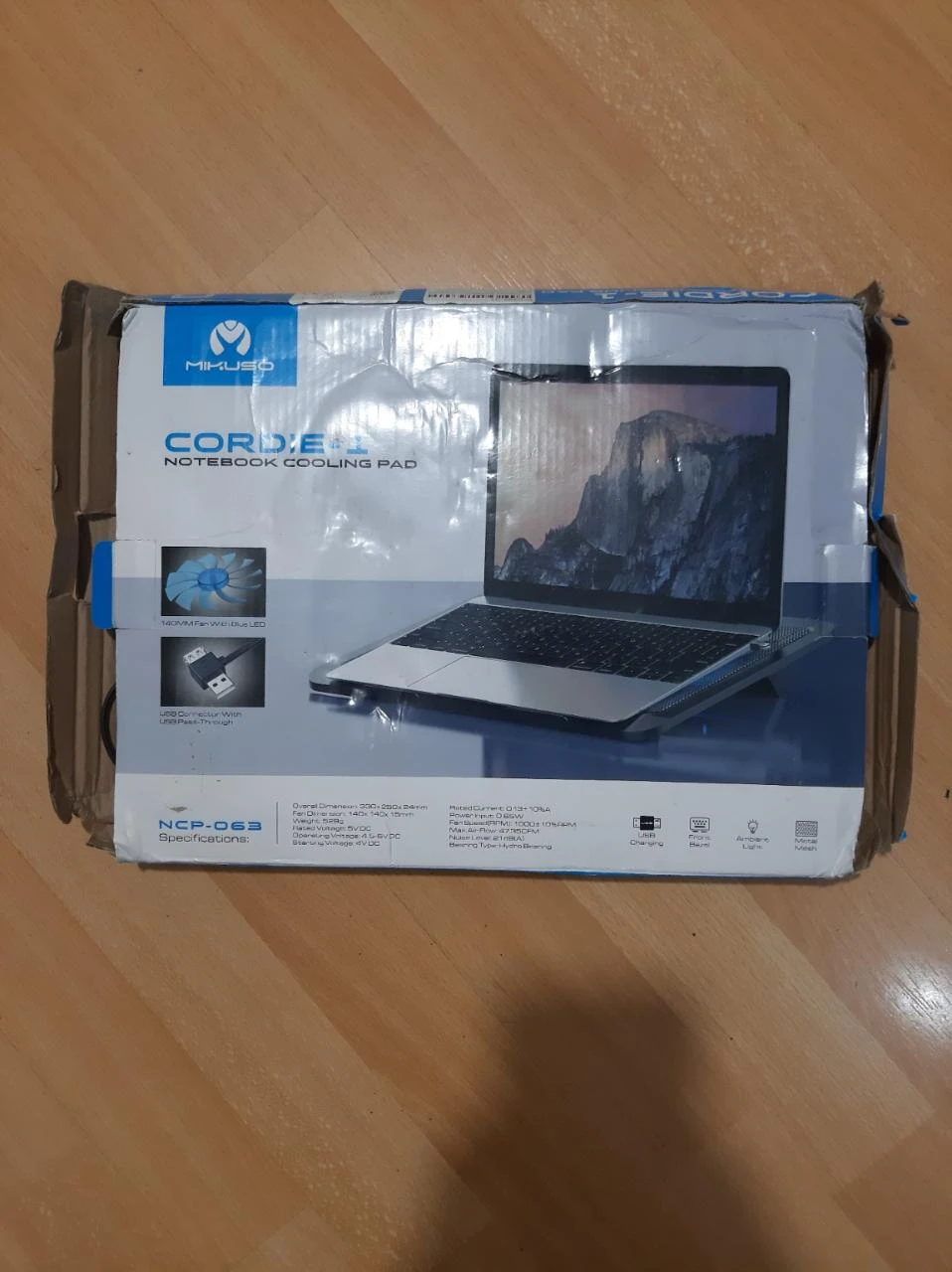 Base refrigeradora para portátil 15" Miuso Cordie-1